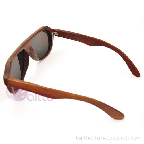bamboo wood sunglasses with custom logo